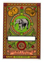 Badische Anilin and Soda Fabrik (BASF) Dye label